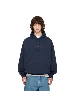 VETEMENTS Navy 'Pornstar' Hoodie