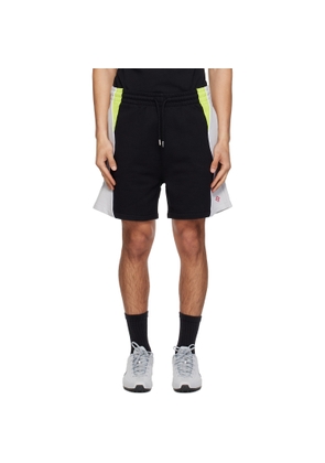 Casablanca Black & Gray Colourblock Sweat Shorts