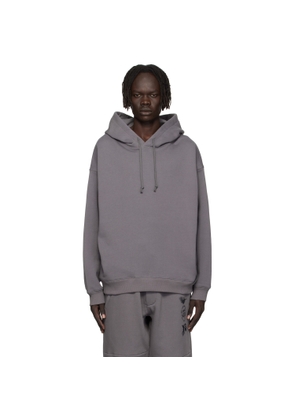 Y-3 Gray Graphic Hoodie
