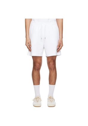 Casablanca White 'Casa Way' Sweat Shorts