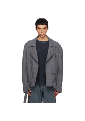 MM6 Maison Margiela Gray Sports Jacket