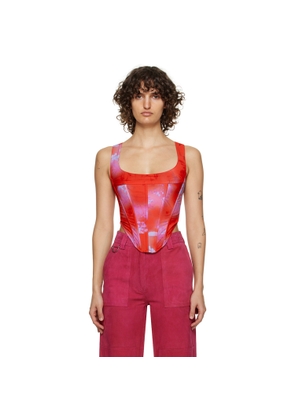 Miaou Red Campbell Corset
