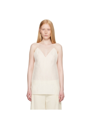 KHAITE Beige Talsie Top