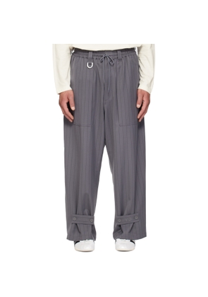 Y-3 Gray Wool Trousers