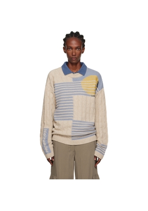 Holzweiler Gray Retro Sun Sweater