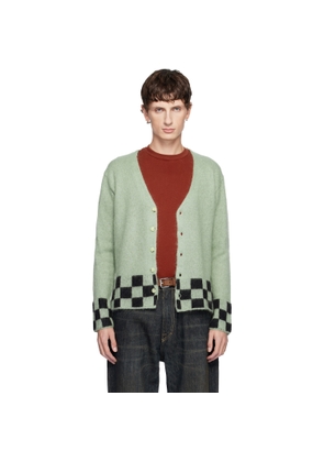 Second/Layer Green Chevy Cardigan