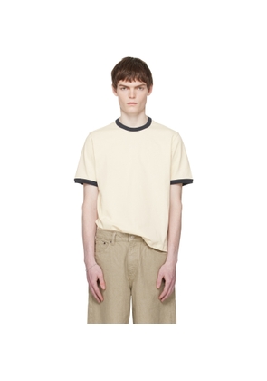JEANERICA Off-White Ringer T-shirt