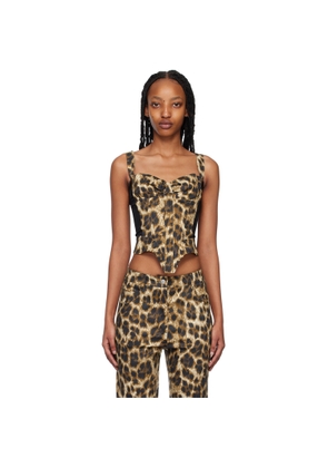 Miaou Brown Deville Tank Top