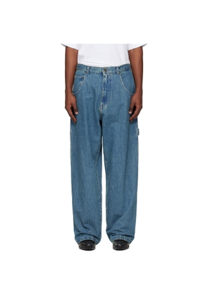 VETEMENTS Blue Hip-Hop Jeans