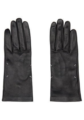 Maison Margiela Black Leather Gloves