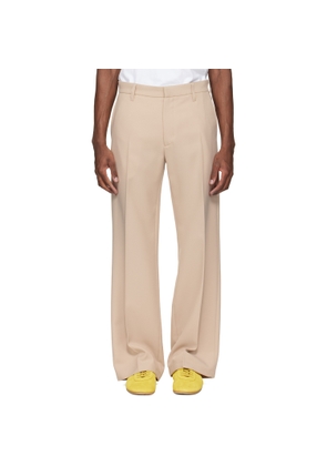 Stockholm (Surfboard) Club Beige Tailored Bootcut Trousers