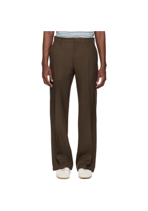 Stockholm (Surfboard) Club Brown Tailored Bootcut Trousers