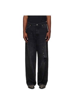 VETEMENTS Black Ripped Jeans