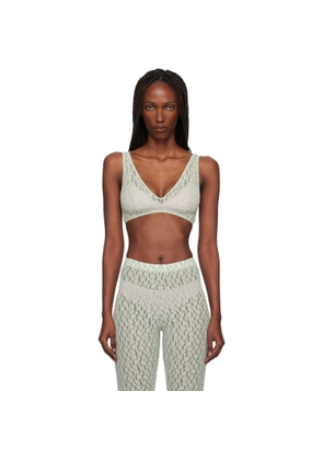 Baserange Green Crescent Bralette