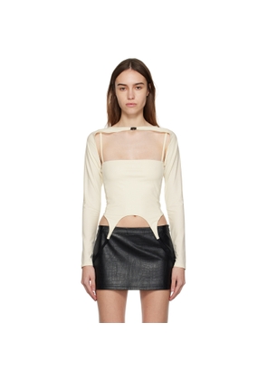 Miaou Off-White Phoenix Long Sleeve T-Shirt