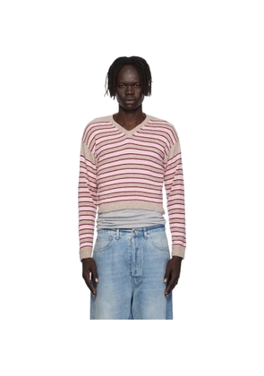 Ashley Williams Beige Molly Knit Sweater