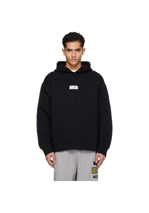 MM6 Maison Margiela Black Logo Patch Hoodie