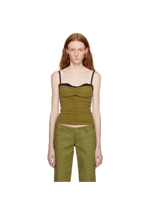 Miaou Green Renzo Tank Top