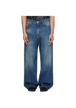 VETEMENTS Blue Washed Baggy Jeans