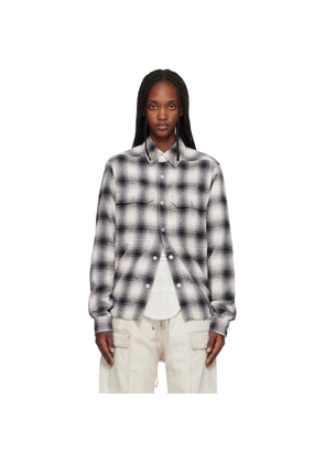 Rick Owens DRKSHDW Gray Temple Cropped Outershirt