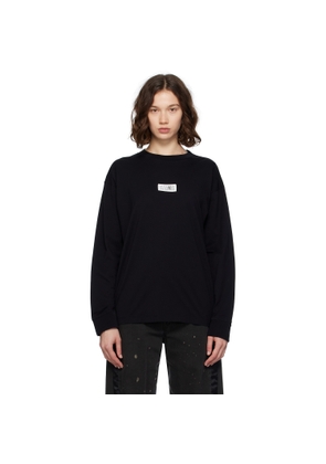 MM6 Maison Margiela Black Cotton T-shirt