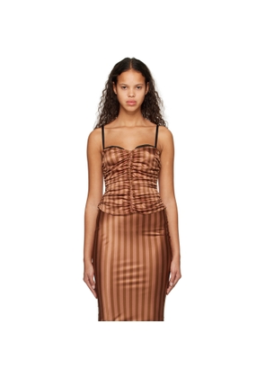 Miaou SSENSE Work Capsule – Brown Renzo Tank Top
