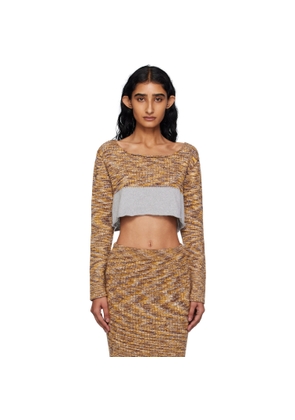 Baserange Multicolor Waste Cropped Sweater