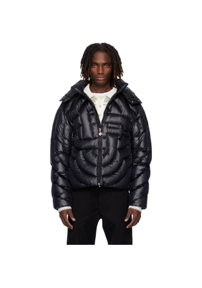 Casablanca Black Quilted Down Jacket