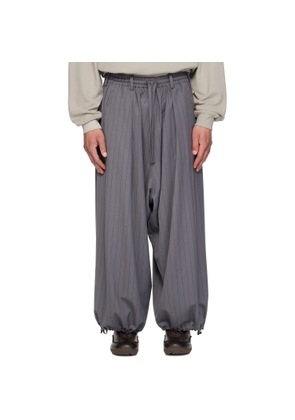 Y-3 Gray Wool Trousers