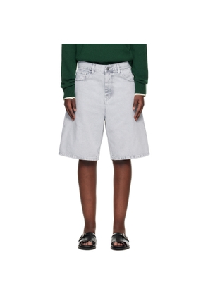 Carhartt Work In Progress Gray Brandon Denim Shorts