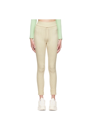 OTTI Off-White Biodegradable Nylon Sport Leggings