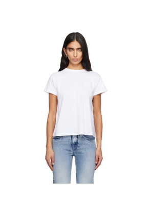 MM6 Maison Margiela White Cotton Jersey T-shirt