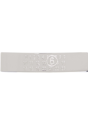 MM6 Maison Margiela Silver Numeric Hair Clip