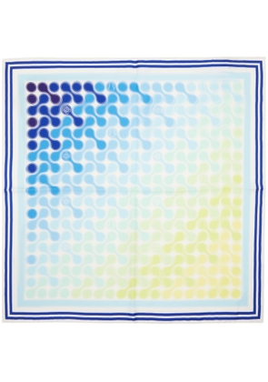 Casablanca Multicolor Gradient Tennis Tile Medium Scarf