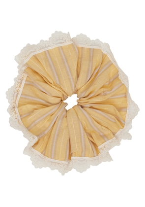 Anna Sui Yellow Lace Scrunchie