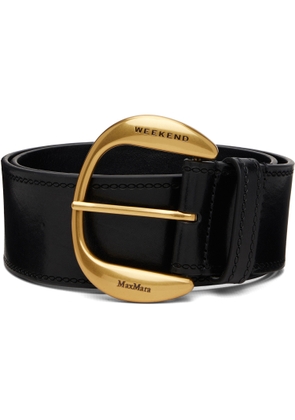 Weekend Max Mara Black Wkalaccato Belt