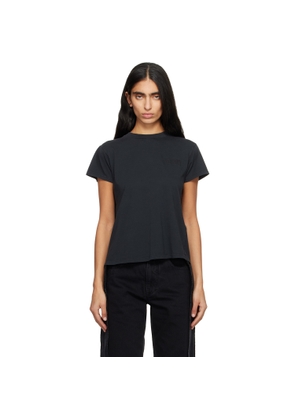 MM6 Maison Margiela Black Cotton Jersey T-shirt