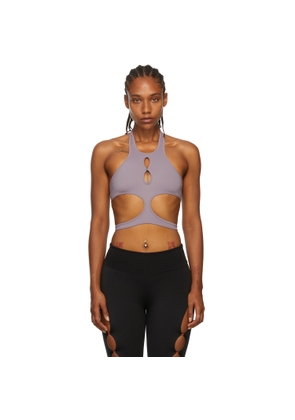 Rui SSENSE Exclusive Purple Cut-Out Sport Bra
