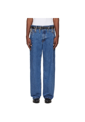 VETEMENTS Blue Cut Jeans