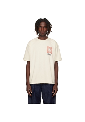 Rhude Off-White Chevron Logo Repeat T-shirt
