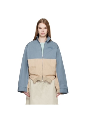 MM6 Maison Margiela Blue & Tan Sports Jacket