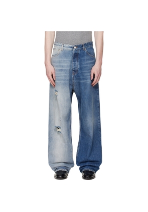 VETEMENTS Blue Degrade Effect Jeans