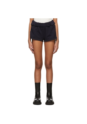 Dion Lee Navy Cotton Shorts