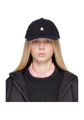 Carhartt Work In Progress Black Madison Logo Cap