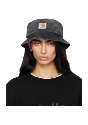 Carhartt Work In Progress Black Aden Bucket Hat