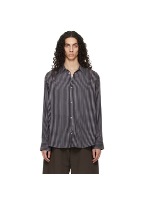 Studio Nicholson Navy View Shirt