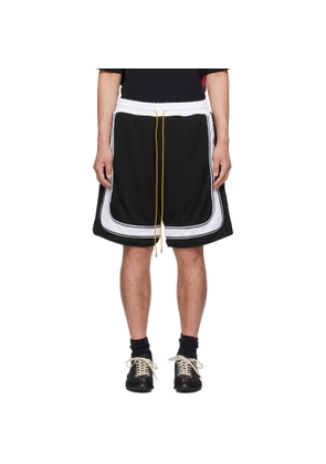 Rhude Black & White Como Basketball Shorts