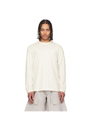 Y-3 Off-White Logo Long Sleeve T-shirt