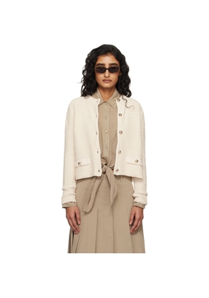 Weekend Max Mara Off-White Vodka Cardigan