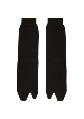 Maison Margiela Brown Bootleg Tabi Socks